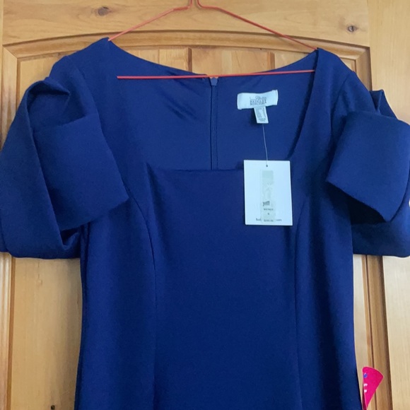 Badgley Mischka navy gown - Picture 8 of 9